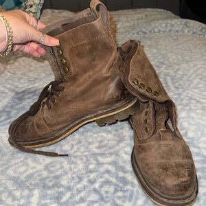 Dr. Martens Dark Brown Leather Boots